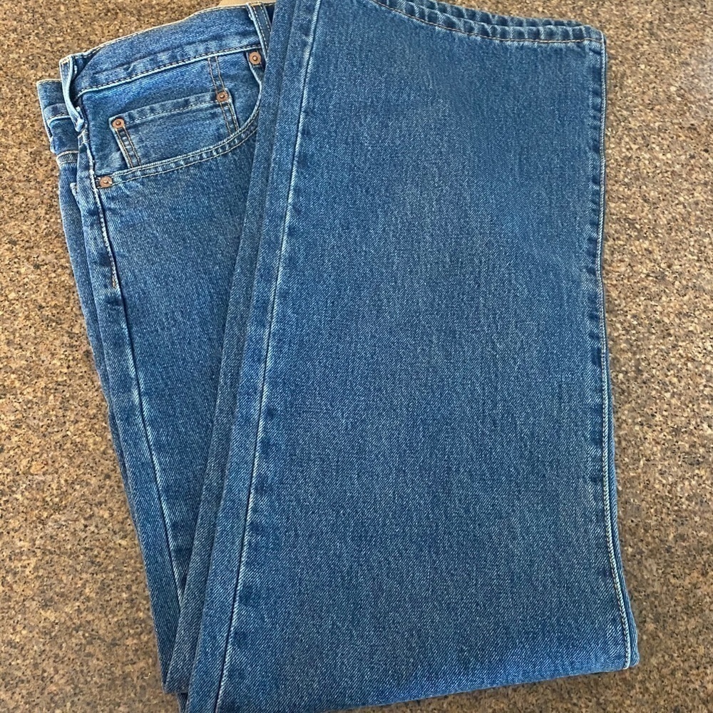 Levi’s men’s 517 Boot Cut Blue Denim Jeans 42 NWT - Picture 3 of 8